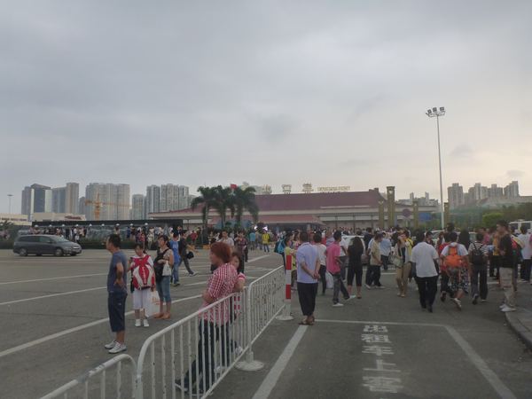 Pohled na Macao ze Zhuhai
