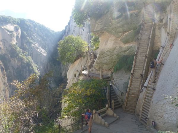 Hua Shan - Schody tu jsou všude