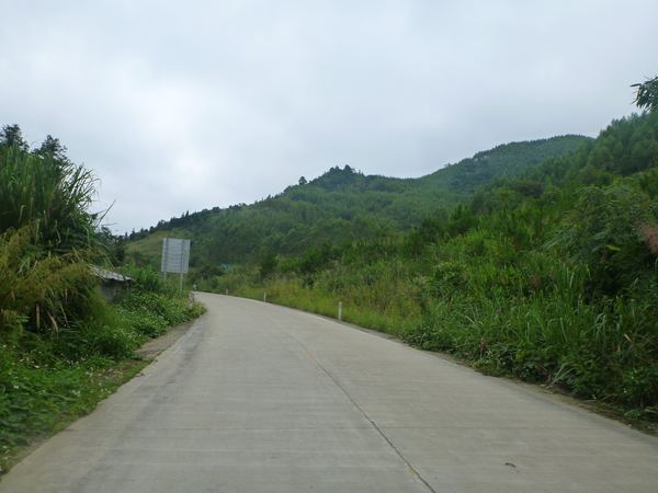 Poslední metry Čínou před přechodem do Vietnamu