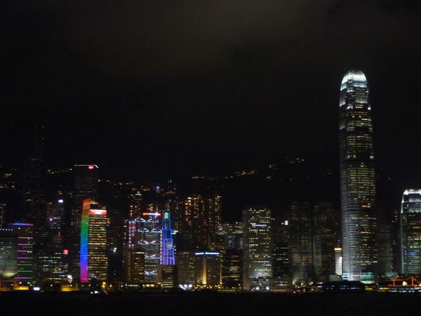 ...pohled na ostrov Hong Kong...