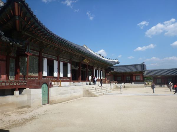 Uvnitř paláce Gyeongbok-gung