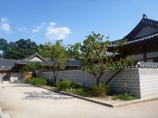 Uvnitř paláce Gyeongbok-gung