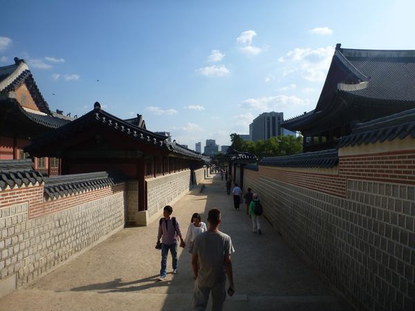 Uvnitř paláce Gyeongbok-gung