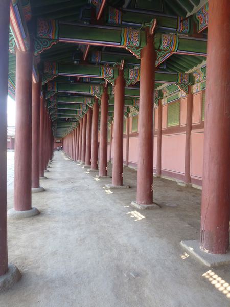 Uvnitř paláce Gyeongbok-gung