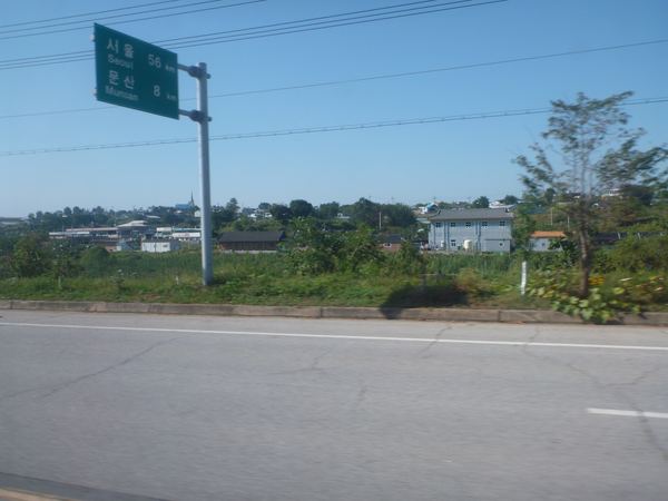 Daeseong-dong - jediná obydlená vesnice na jihokorejské straně DMZ