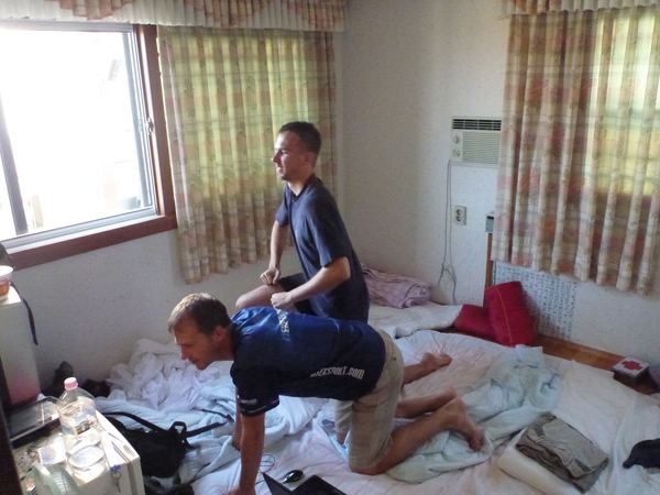 Pravé chlapské ranní cvičeníčko