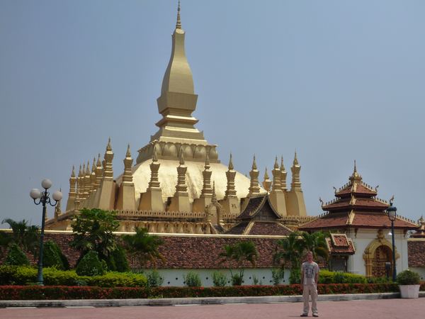 Pha That Luang (neboli "Velká stupa") je považována za národní symbol Laosu.