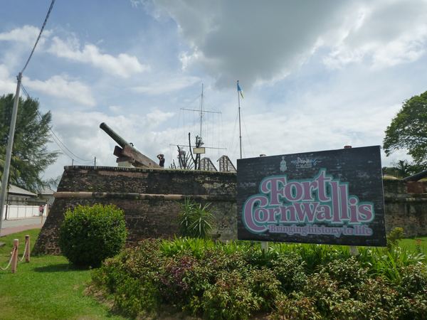 Bývalá koloniální pevnost Cornwallis