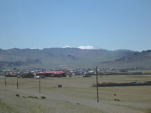 Nejzápadnější městečko Mongolska - Olgij