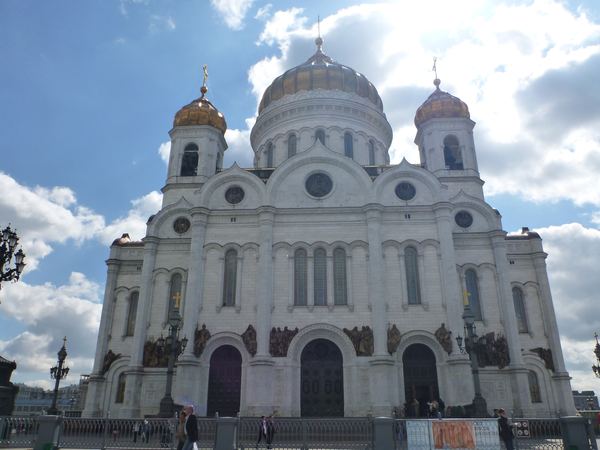 Zde začíná naše okružní cesta kolem uzavřeného centra Moskvy.