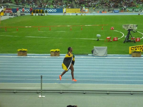 Vítězka na 200 m Veronica Campbell-Brown
