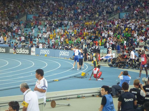 Bronzový na 200 m Christophe Lemaitre