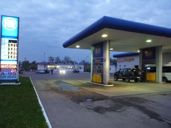 Pár metrů za polsko-ukrajinskou hranicí.
