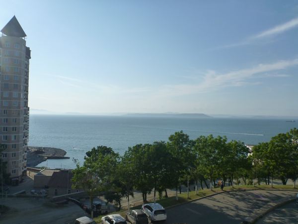 Výhled z hotelu Azimut