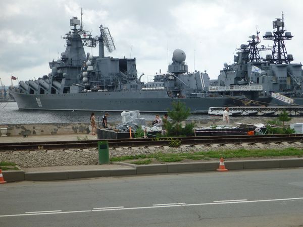 Detailní pohled na ruskou tichomořskou flotilu