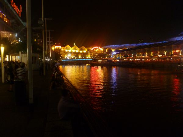 Promenády kolem říčky Singapore