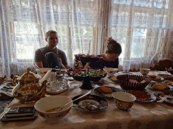 O společnost se nám tu starali Petr a Lída, které jsme již potkali v Kyrgyzstánu.