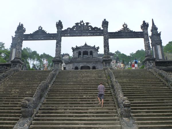 Hue - císařská hrobka Khai Dinh