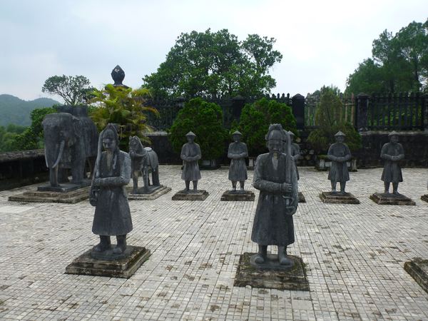 Hue - císařská hrobka Khai Dinh