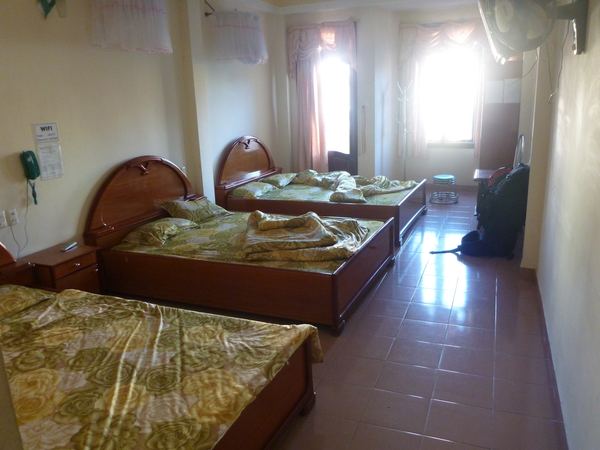 Da Lat - v pokoji pro 6 lidí jsme se sami dva se Žabžou ztráceli. To vše bratru za 10 $.