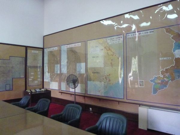 Saigon - uvnitř paláce Znovusjednocení