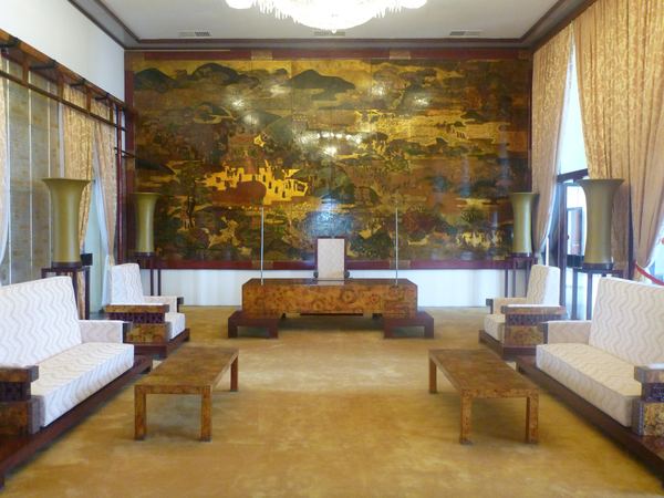 Saigon - uvnitř paláce Znovusjednocení