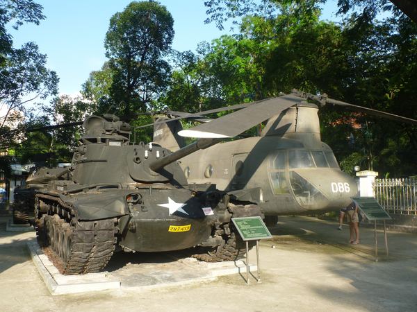Saigon - muzeum pozůstatků vietnamské války